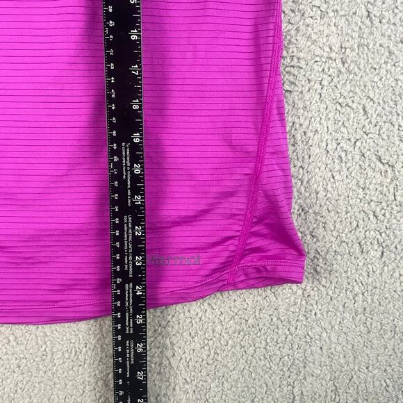 Marmot Women's Medium Purple Striped Polyester Elastane Short Sleeve Shirt - Picture 7 of 10